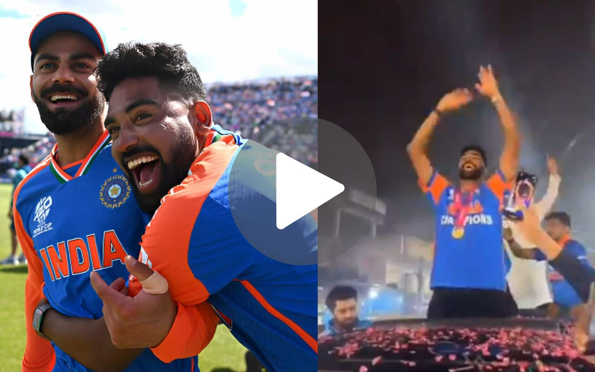 [Watch] Mohammed Siraj Enjoys 'Kohli, Kohli' Chants At His Hyderabad Welcome Parade